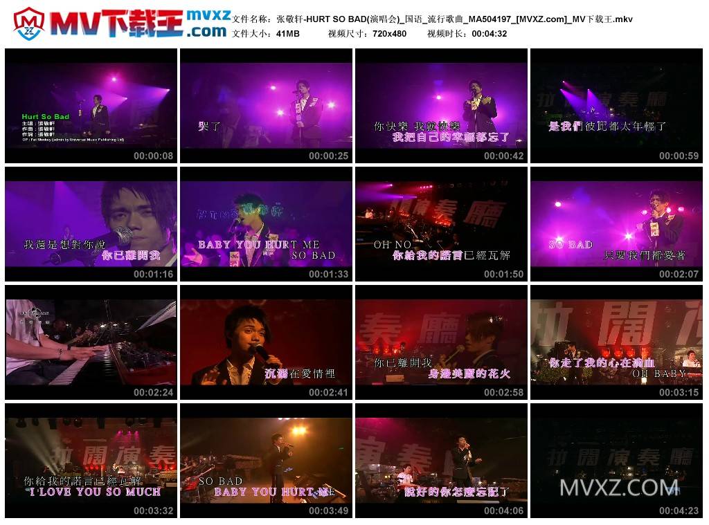 张敬轩-HURT SO BAD(演唱会)_国语_流行歌曲_MA504197